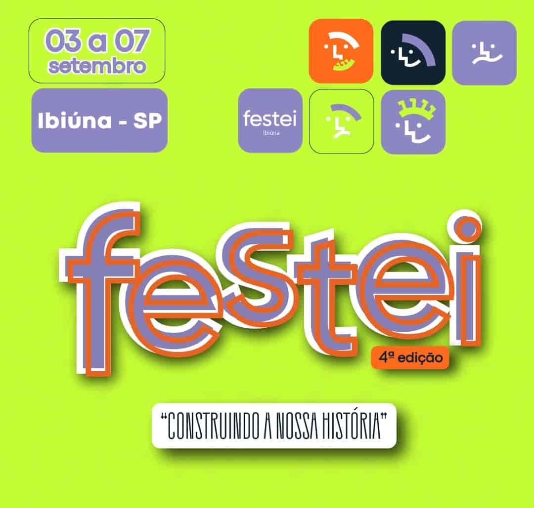 Banner do evento 4º Festival Nacional de Teatro de Ibiúna - FESTEI