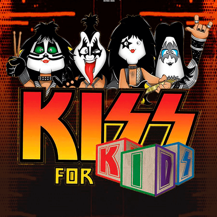 Banner do evento KISS FOR KIDS  