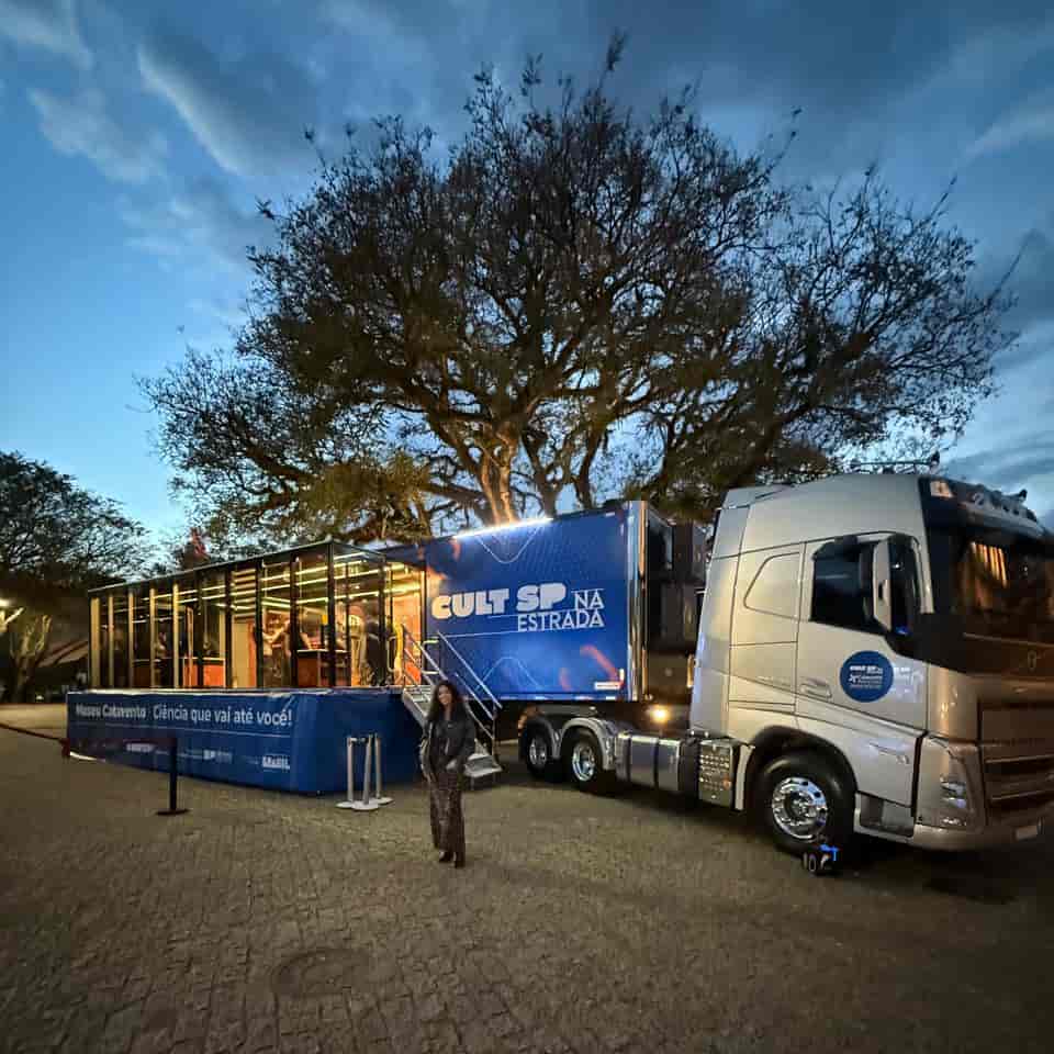 Banner do evento Carreta Museu Catavento, Ciência que vai até você - Pilar do Sul