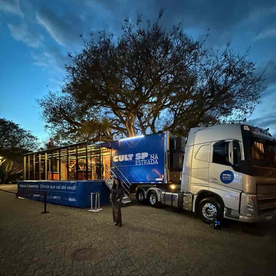 Banner do evento Carreta Itinerante "Museu Catavento: Ciência que vai até você" - São Manuel