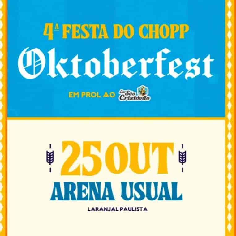 Banner do evento 4º Festa do Chopp OktoberfestLP