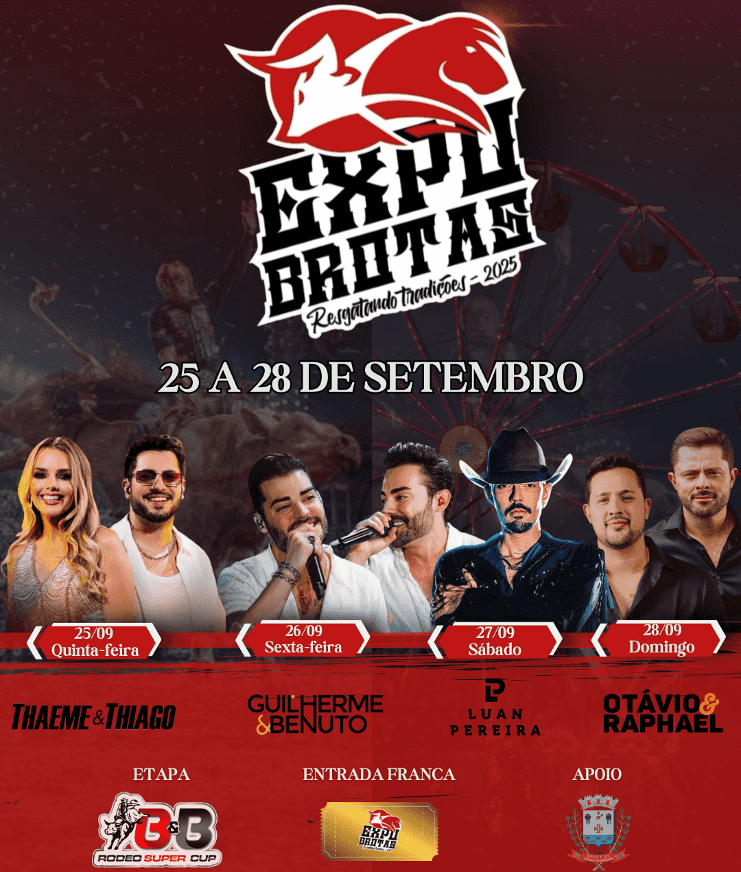 Banner do evento ExpoBrotas 2025