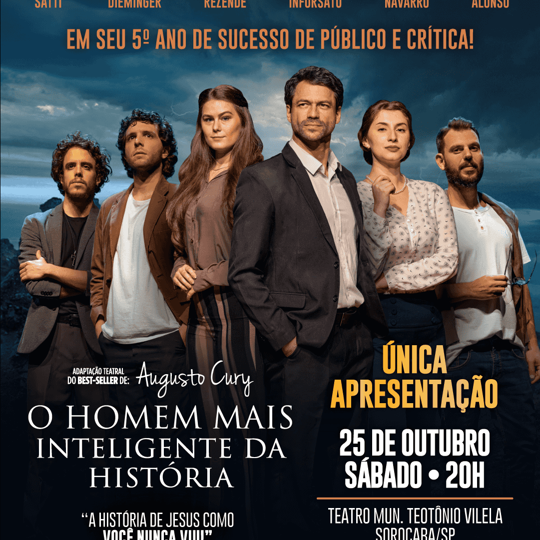 Banner do evento O Homem mais Inteligente da Historia