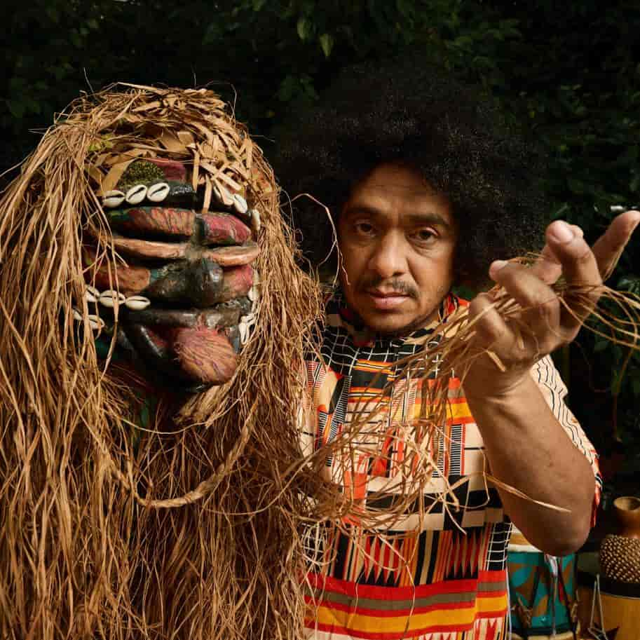 Banner do evento  Master Class/Máscaras , caretas e encantarias