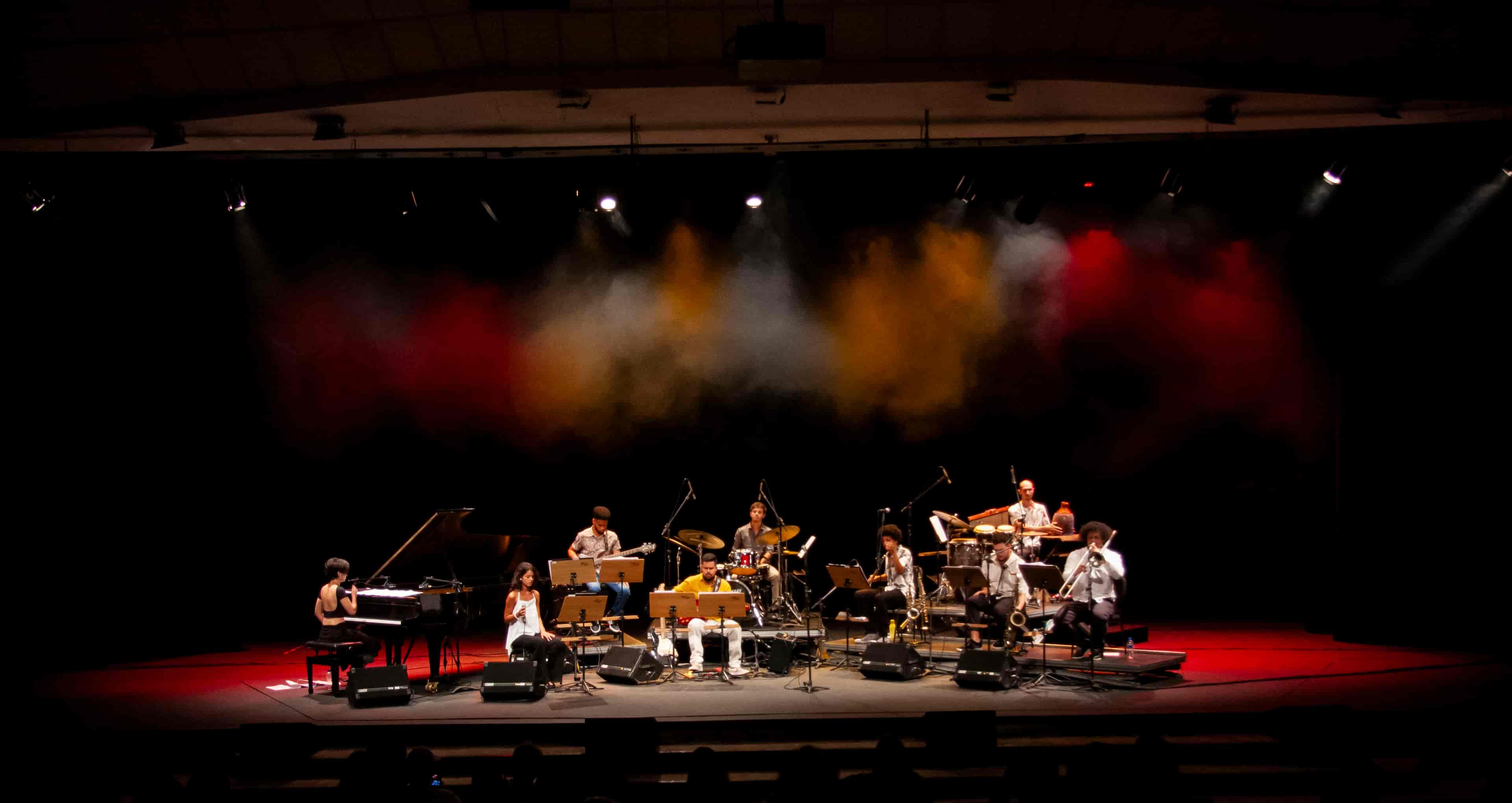 Banner do evento Concerto/Jazz Combo do Conservatório de Tatuí e Docentes Convidados(as)