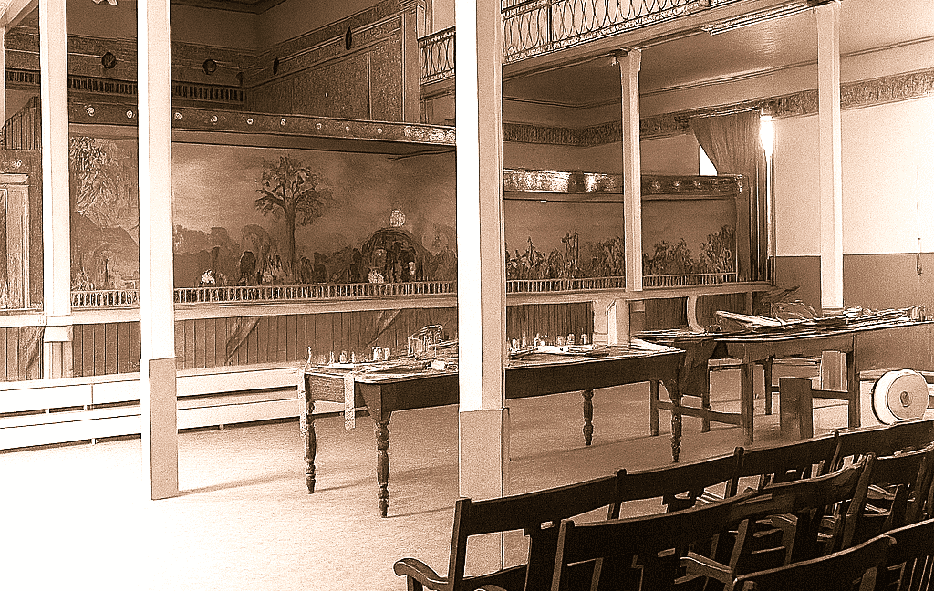 Banner do evento Exposição: O presépio do  Padre Amirat