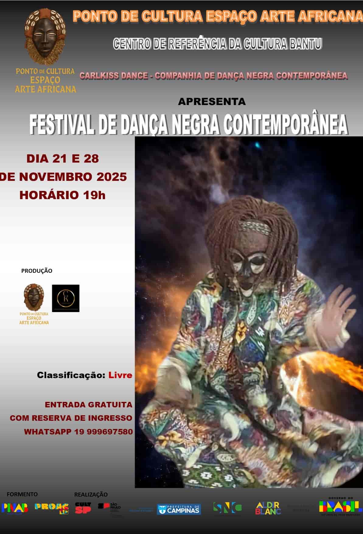 Banner do evento FESTIVAL DE DANÇA NEGRA 2025