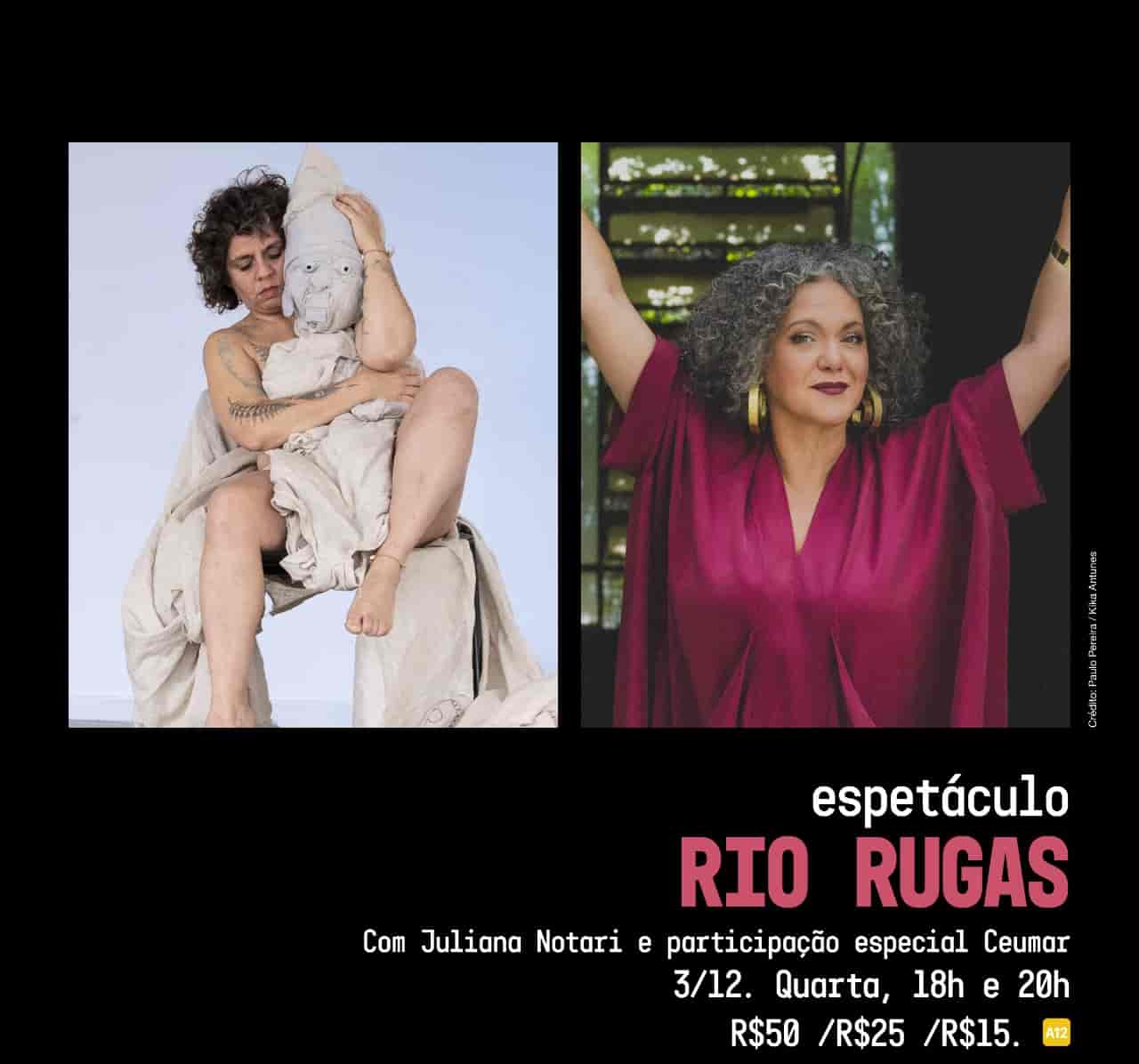 Banner do evento Teatro de Marionetes de Ju Notari conta histórias do envelhecimento e da vida