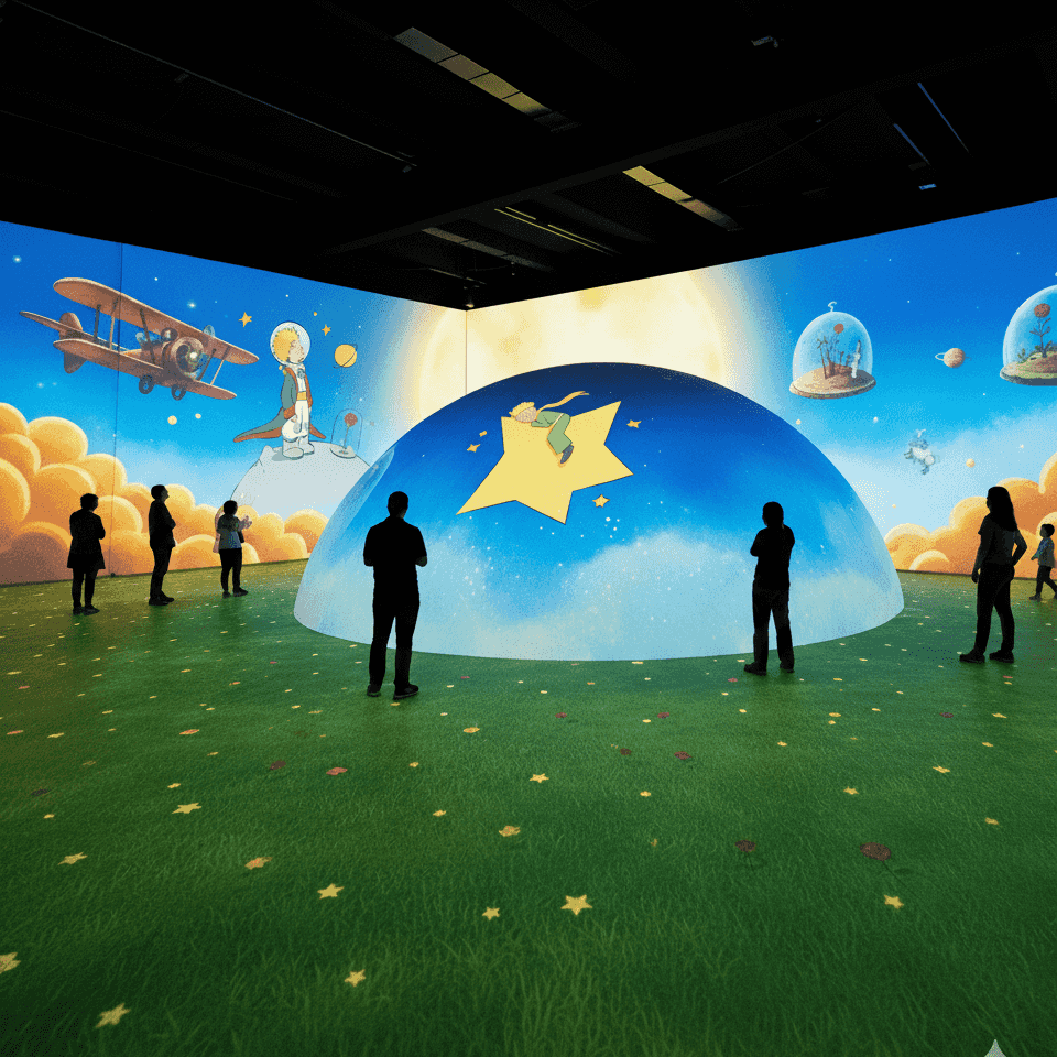 Banner do evento Exposição – O Pequeno Príncipe – 80 Anos