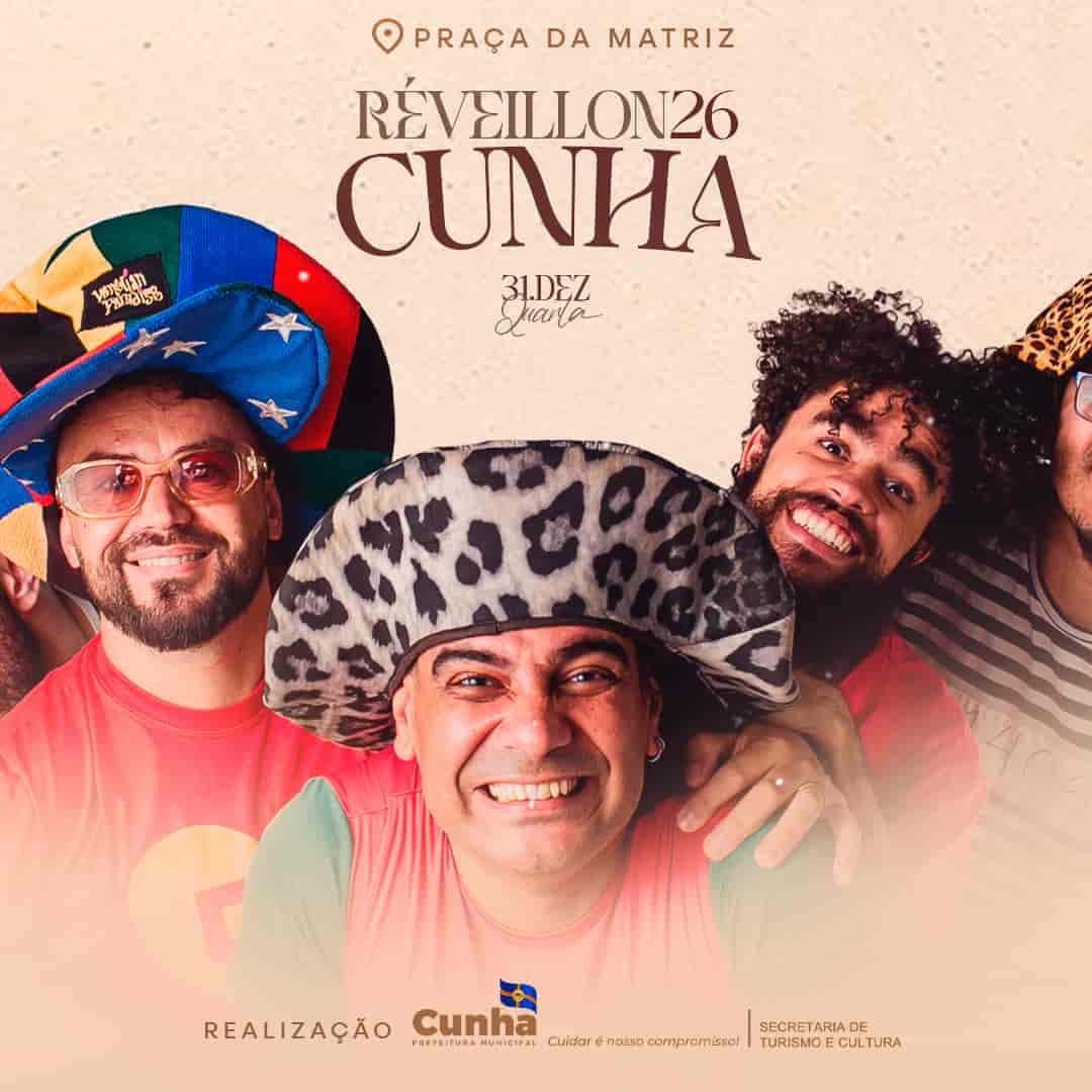 Banner do evento Réveillon Cunha 2026