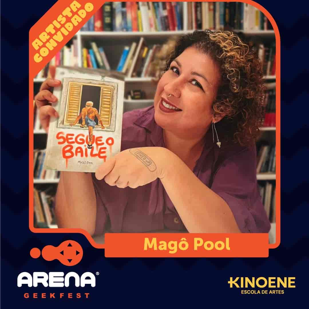 Banner do evento Magô Pool no ARENA GEEK FEST 2026