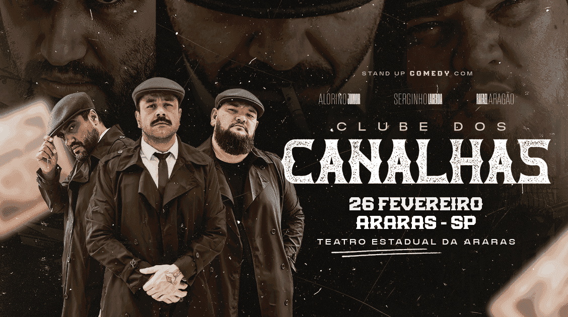 Banner do evento CLUBE DOS CANALHAS