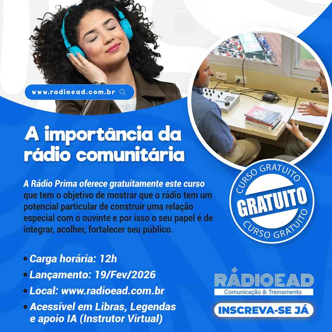 Imagem do evento A IMPORTÂNCIA DA RÁDIO COMUNITÁRIA