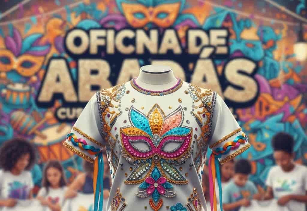 Banner do evento OFICINA DE CUSTOMIZAÇÃO DE ABADÁS