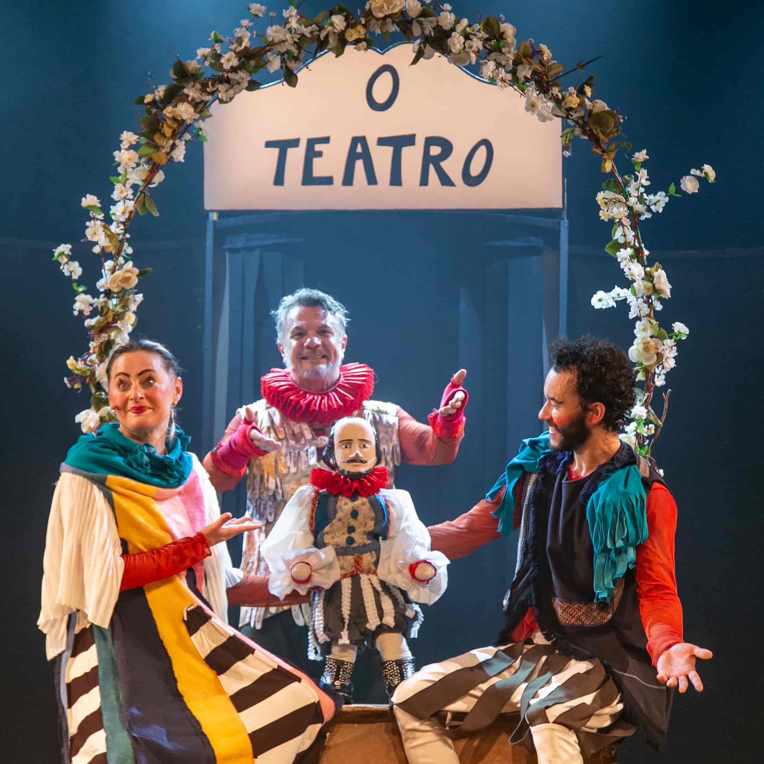 Banner do evento Espetáculo Infanto Juvenil As Luvas de Shakespeare