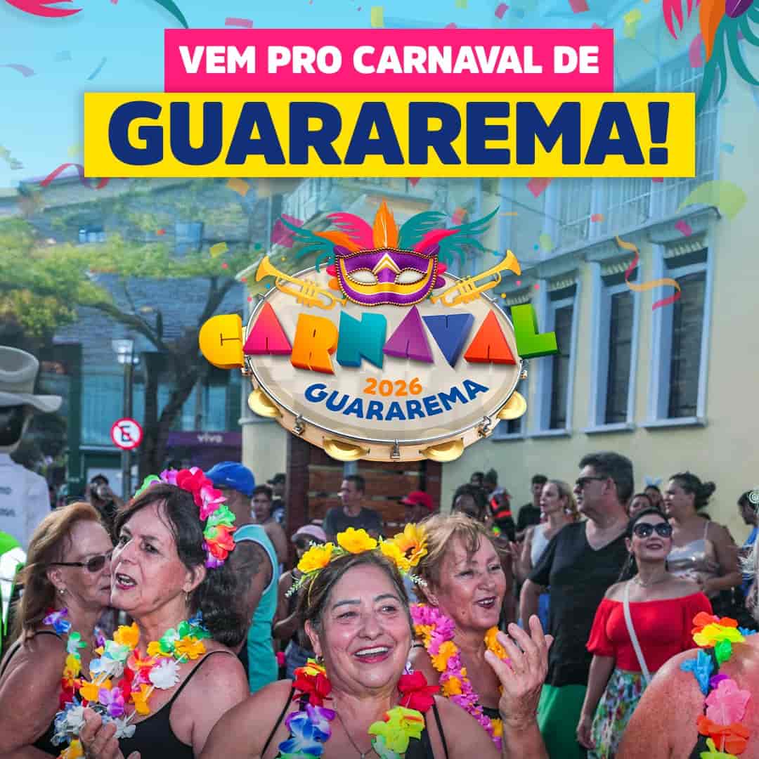 Banner do evento Carnaval de Guararema