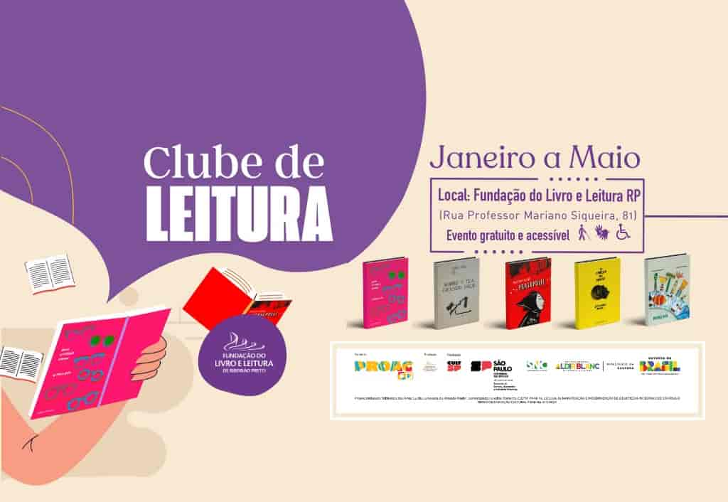 Imagem do evento Clube de Leitura da Fundação do Livro e Leitura