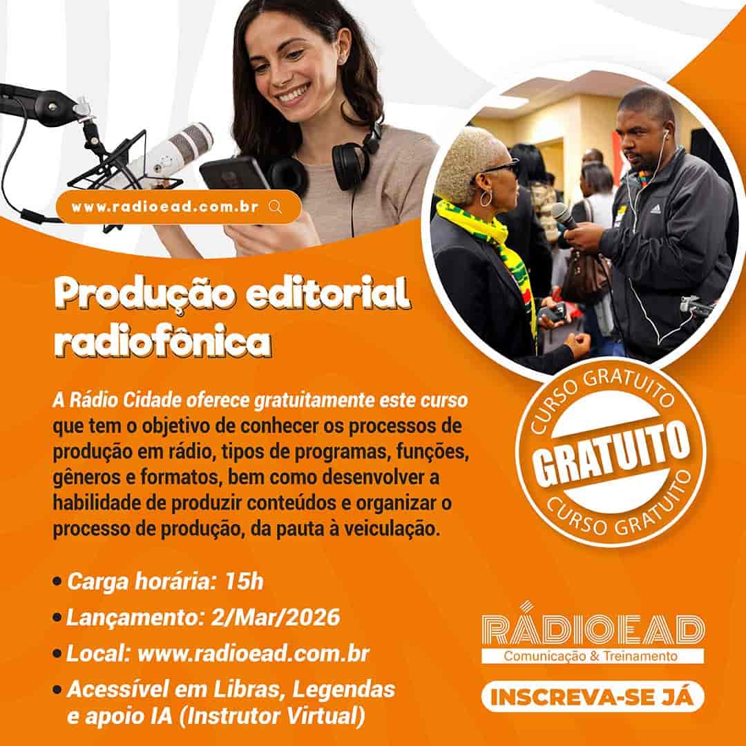 Imagem do evento PRODUÇÃO EDITORIAL RADIOFÔNICA