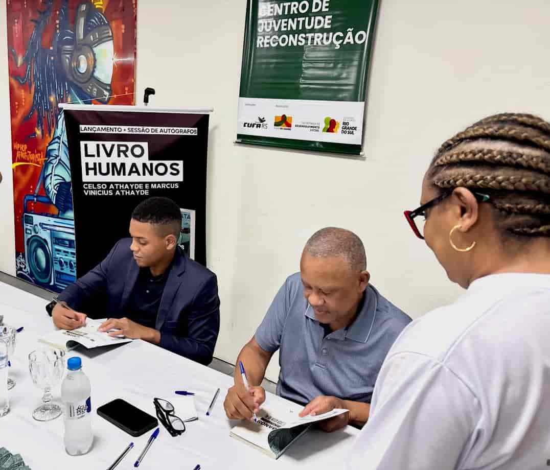 Imagem do evento Lançamento livro Humanos com Celso Athayde e Marcus Vinícius Athayde