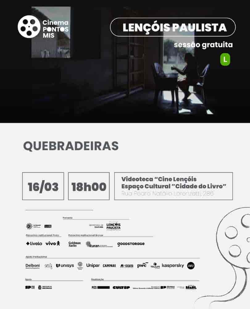Imagem do evento Cinema Pontos MIS: As quebradeiras