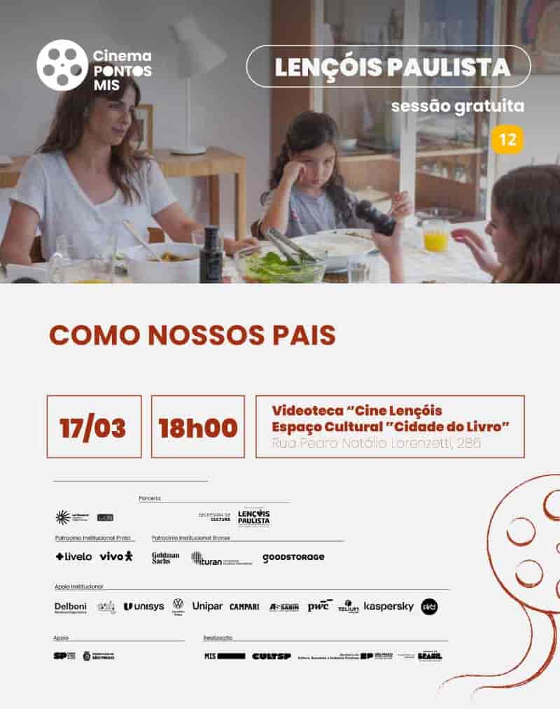 Imagem do evento Cinema Pontos MIS: Como nossos pais