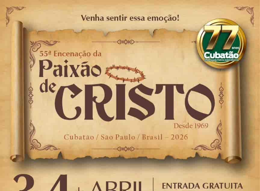 Imagem do evento 55ª Encenação da Paixão de Cristo de Cubatão