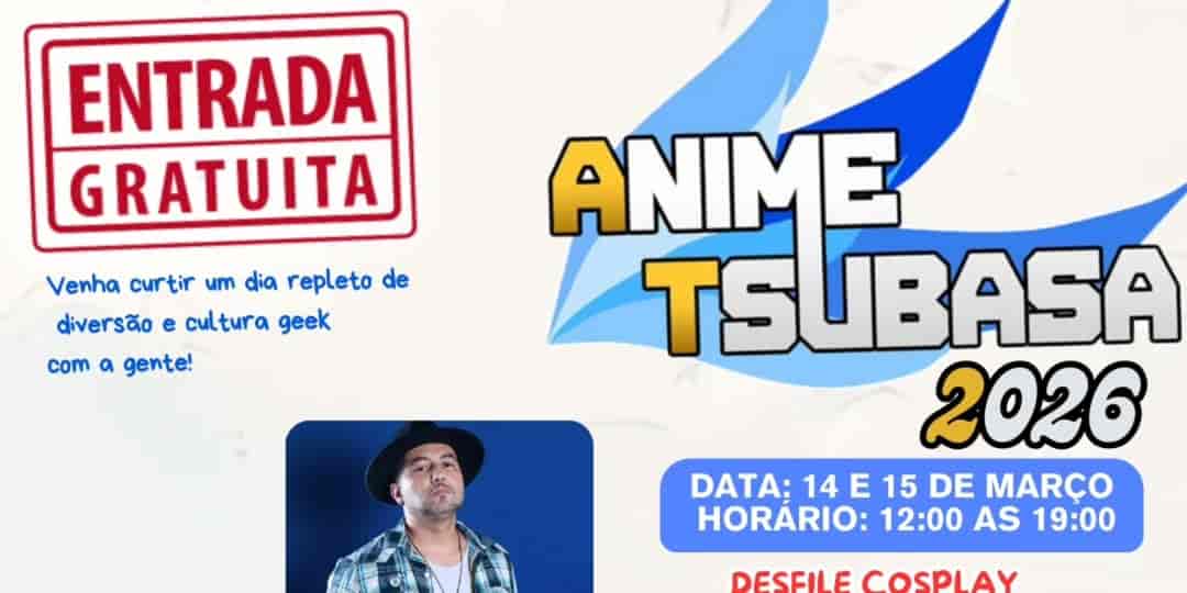Banner do evento Anime Tsubasa
