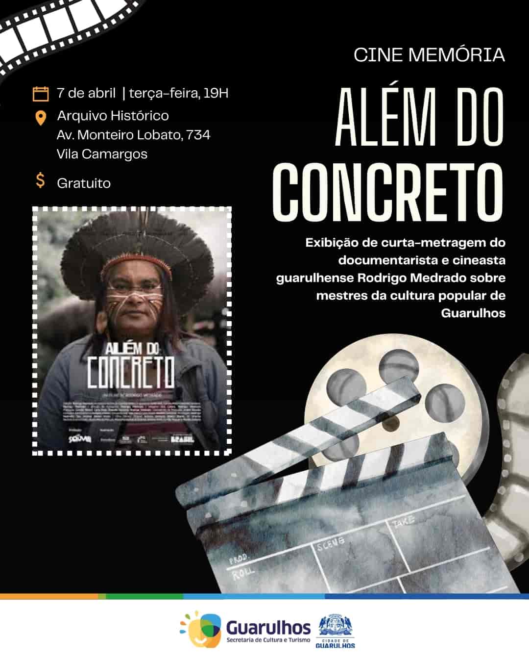 Imagem do evento CINE MEMÓRIA - FILME ALÉM DO CONCRETO