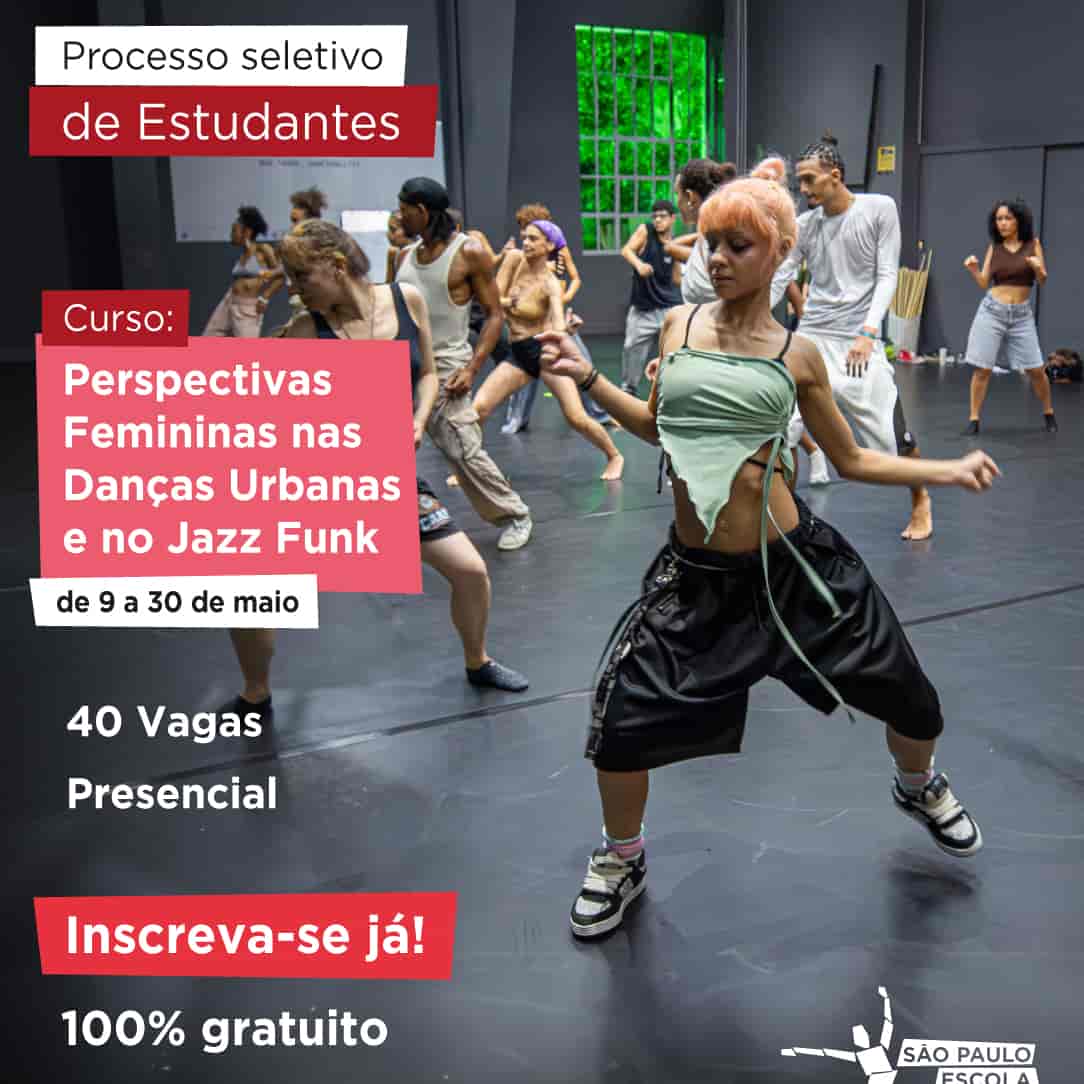 Imagem do evento Curso de Extensão Cultural - Perspectivas Femininas nas Danças Urbanas e no Jazz Funk