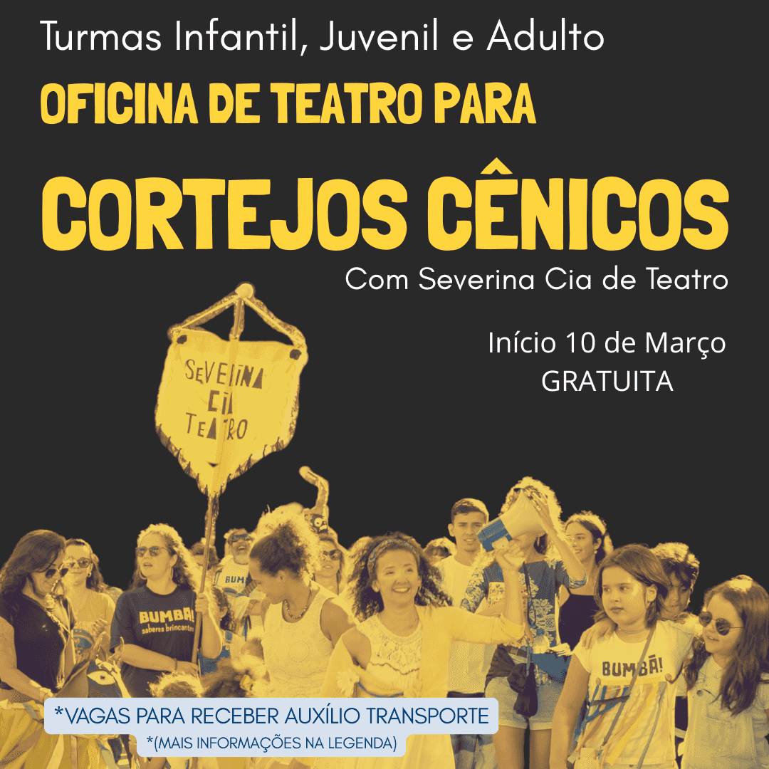 Imagem do evento Oficina de Cortejo - Abril