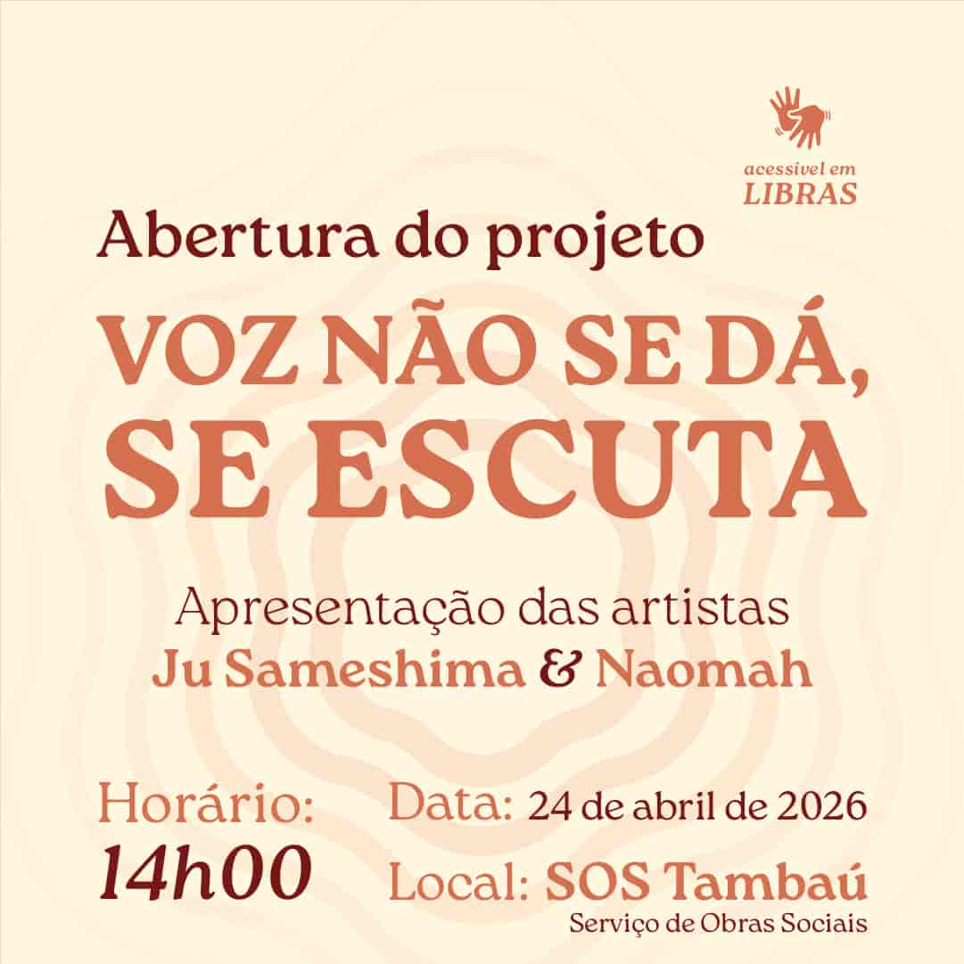 Imagem do evento Abertura do projeto "Voz não se dá, se escuta"
