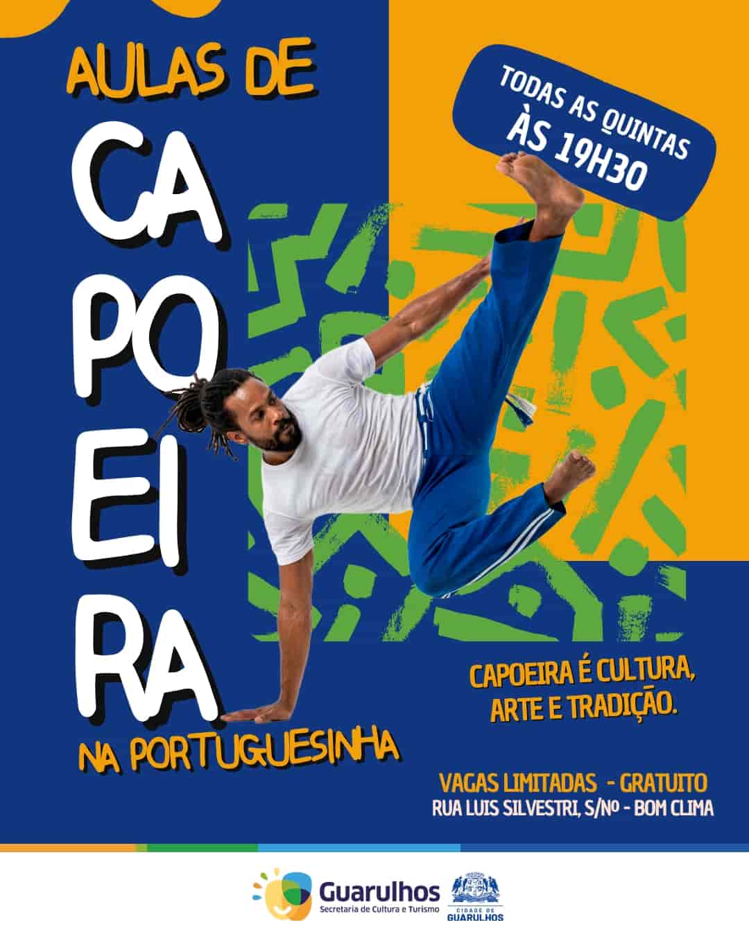 Imagem do evento AULAS DE CAPOEIRA