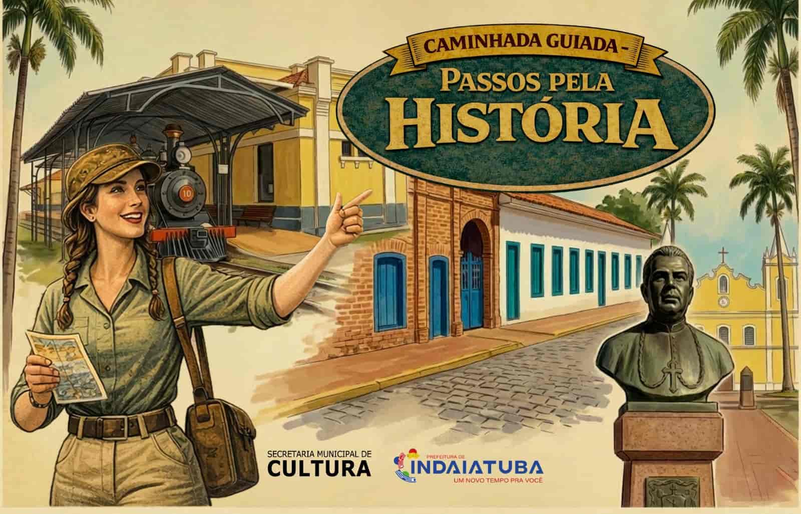 CAMINHADA GUIADA - PASSOS PELA HISTÓRIA DE INDAIATUBA