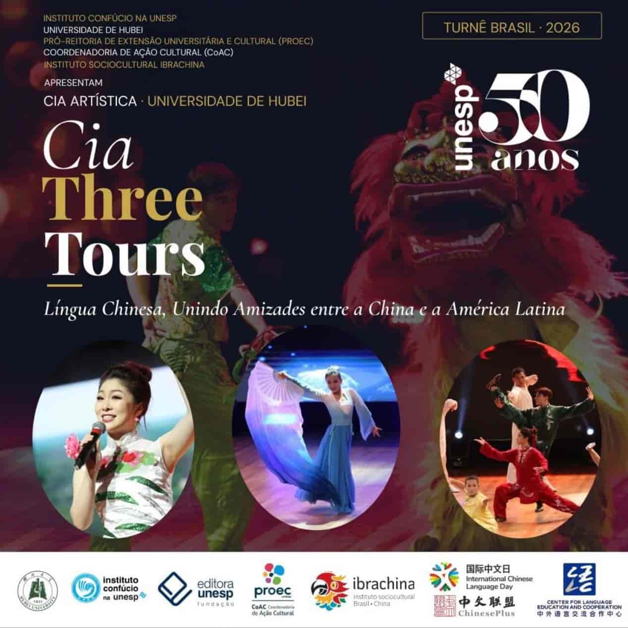 Banner do evento 🌏✨ CIA ARTÍSTICA | CIA Three Tours ✨🌏