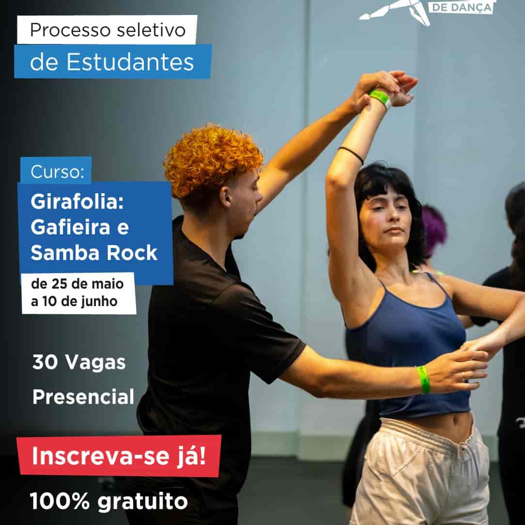 Imagem do evento Curso de Extensão Cultural - Girafolia: Gafieira e Samba Rock
