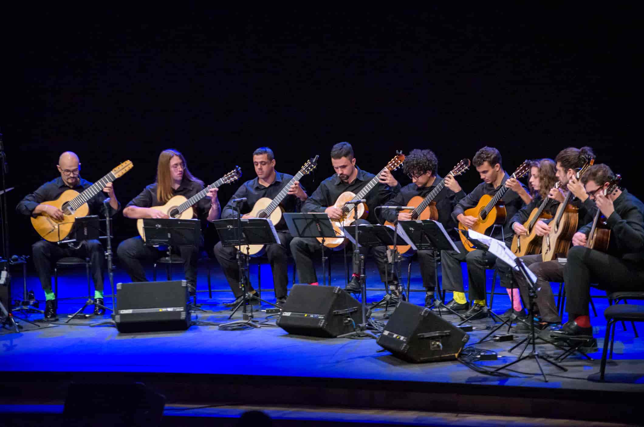 Banner do evento Concerto: Camerata de Violões do Conservatório de Tatuí & Elodie Bouny