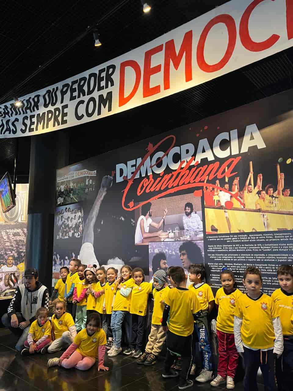 Banner do evento Visitas Sócio-educativas no Corinthians 