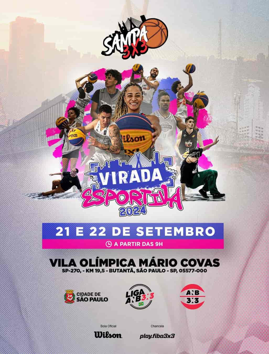 Banner do evento Virada Esportiva 2024