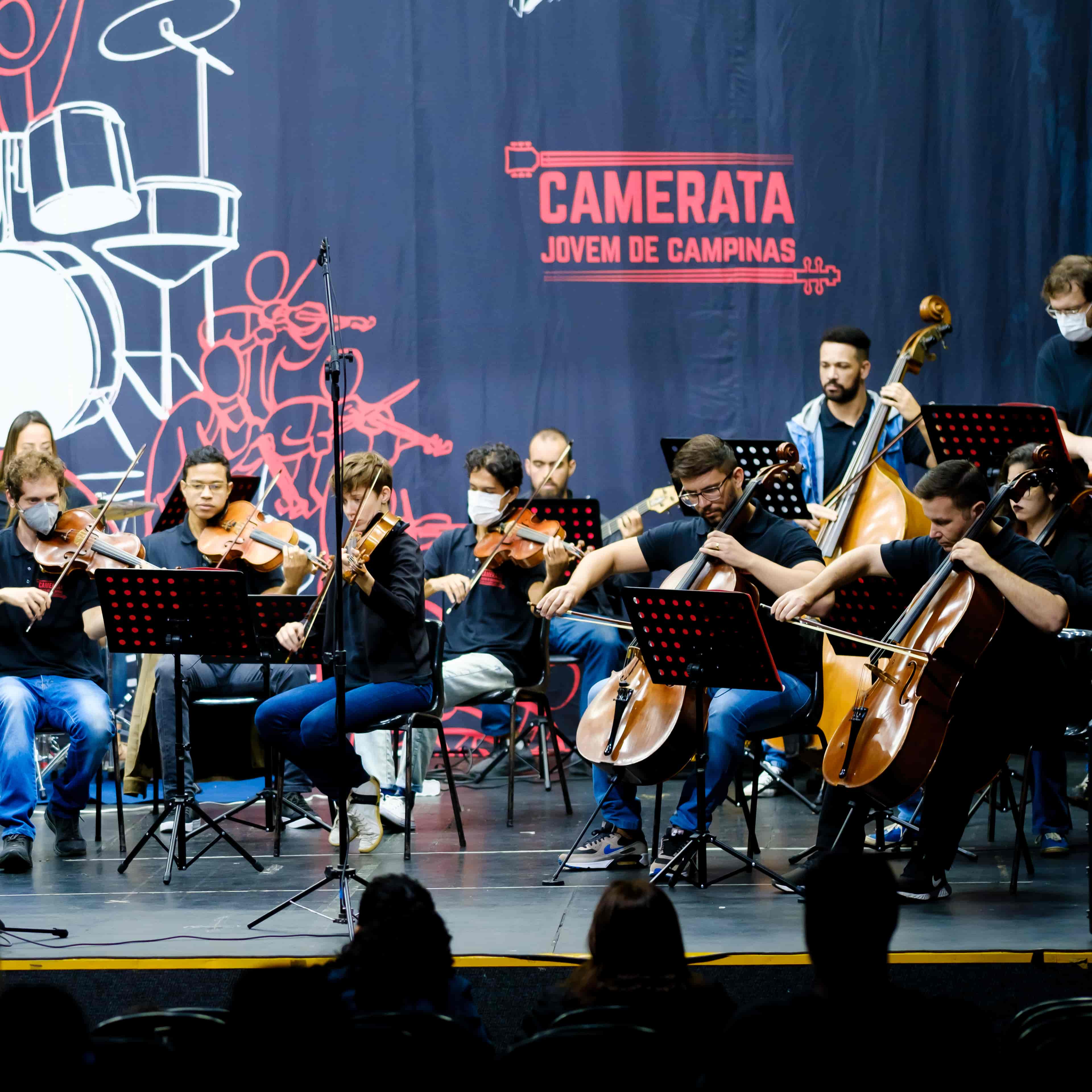 Banner do evento “Caleidoscópio Sonoro” promove oficina de instrumentos em escolas de Jarinu