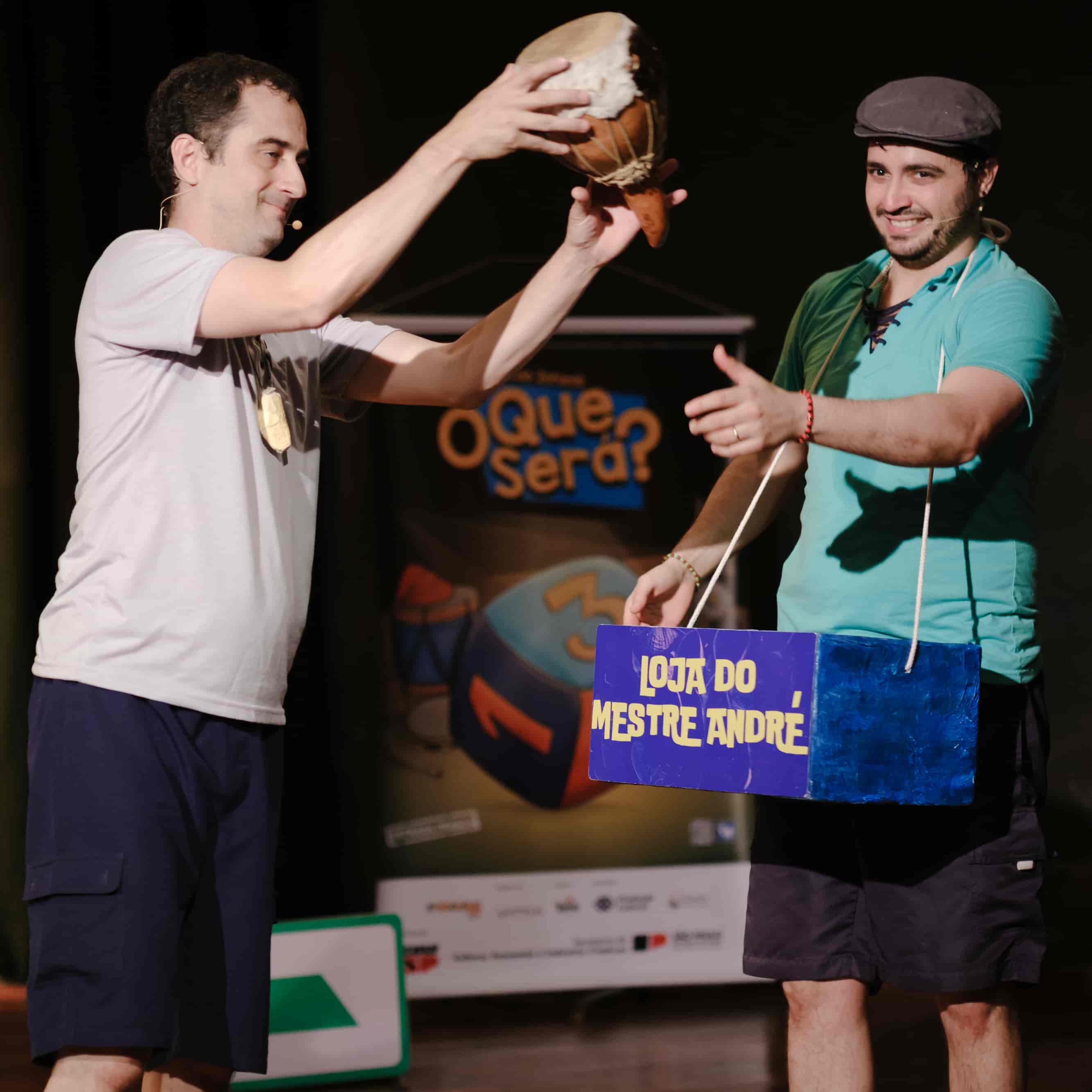 Banner do evento Apresentações gratuitas do espetáculo "O Que Será?"  em Agudos