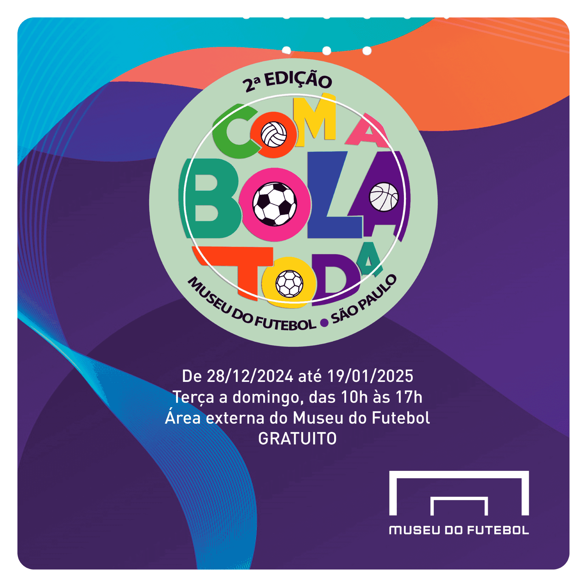 Banner do evento Com a Bola Toda 2