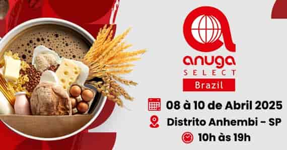Banner do evento ANUGA SELECT BRAZIL 2025
