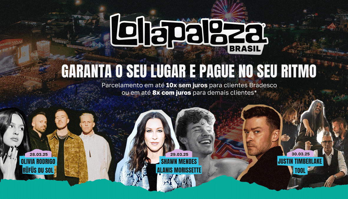 Banner do evento Lollapalooza