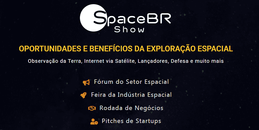 Banner do evento 5º Fórum SpaceBR Show