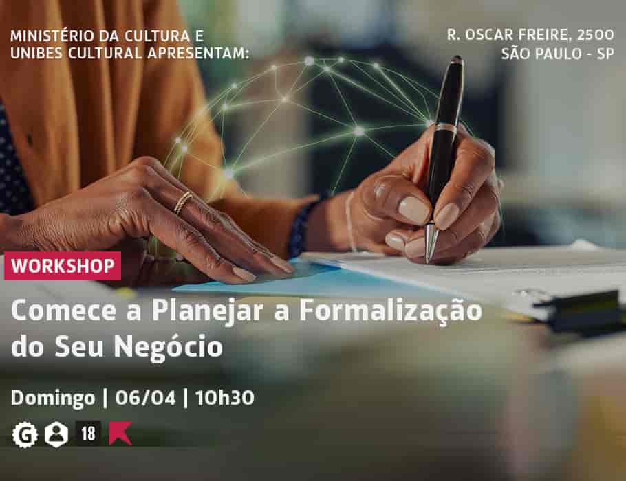 Banner do evento Comece a Planejar a Formalização do seu Negócio