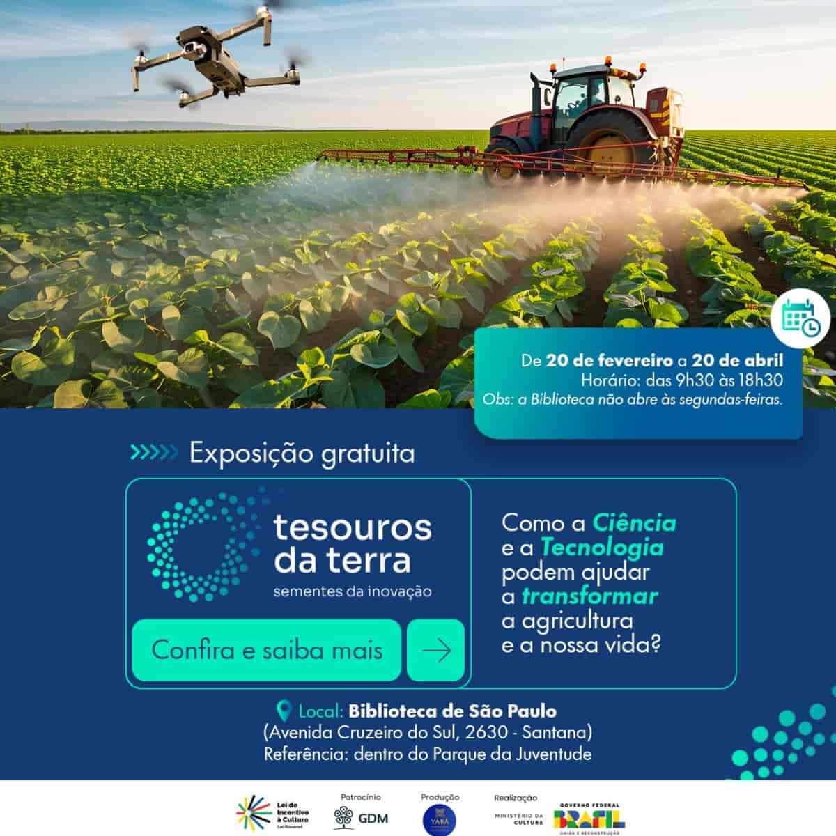 Imagem do evento Exposição Tesouros da Terra - Sementes da Inovação