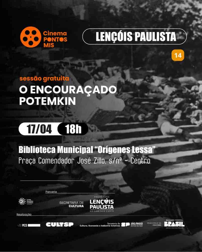 Banner do evento Sessão MIS - O Encouraçado Potemkin