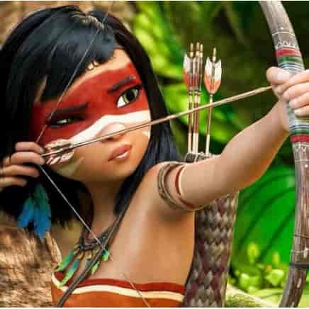 Banner do evento Cine Kids - Ainbo – A guerreira da Amazônia 