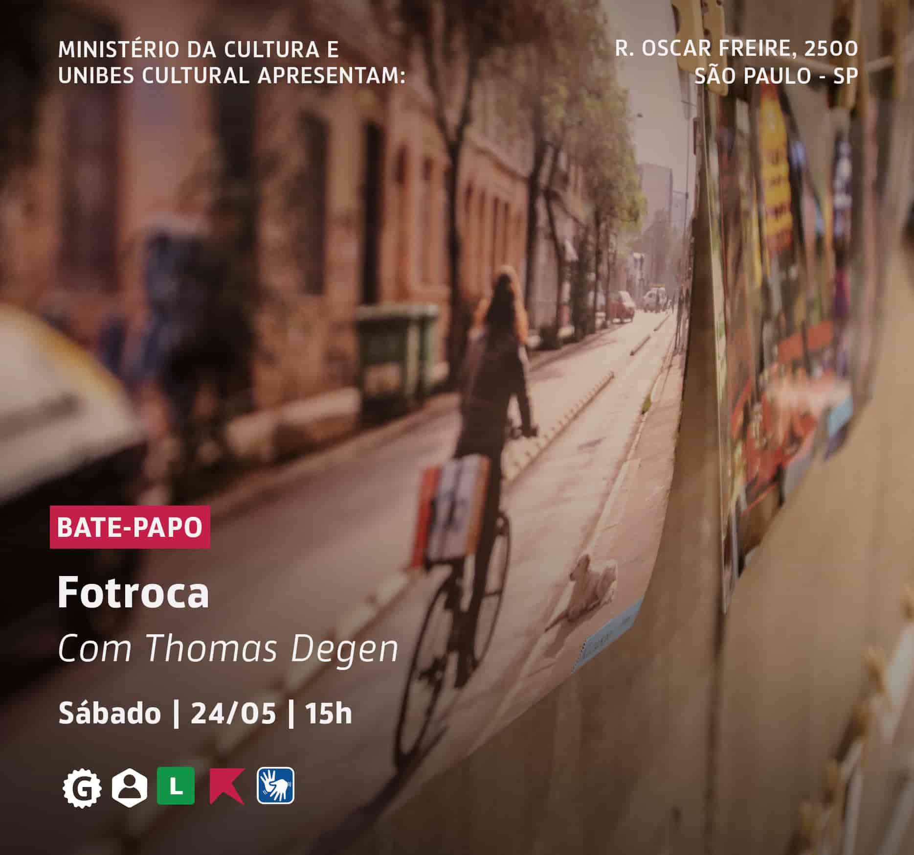 Banner do evento Fotroca com Thomas Degen