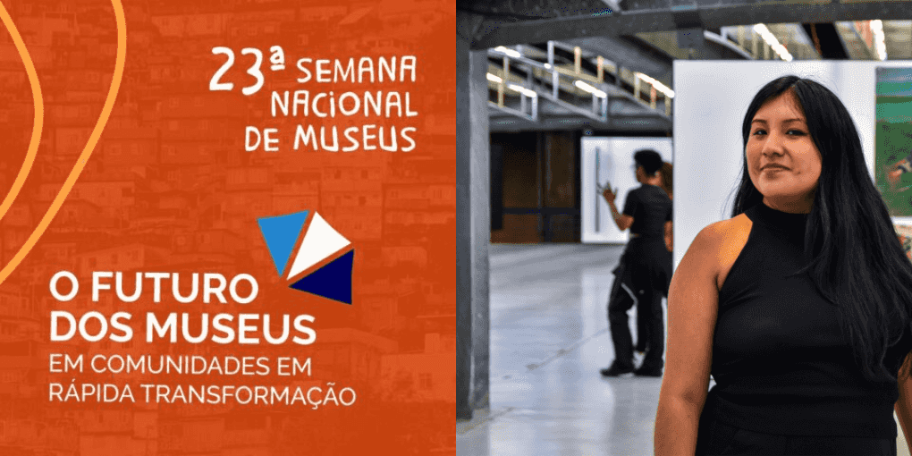 Banner do evento 23ª Semana Nacional de Museus | Sarnaqtanxa / sabedoria e pesquisa indígena andina em São Paulo